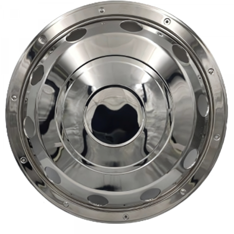 Capac de roata fata 22,5" din Otel Inoxidabil, cu fixare pe inel, Standard [2]