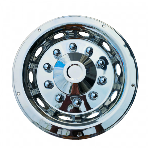 Capac pentru janta spate de 22,5", otel inoxidabil, atasat cu un inel, Deluxe [5]