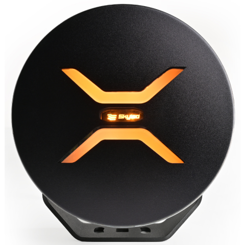 Capac protector reflector auto, negru mat, compatibil Crux 7X, lentila exterioara [8]