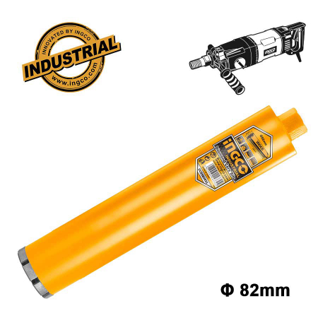 Carote si freze - Carota diamantata pentru beton armat, 82 x 452mm, taiere umeda