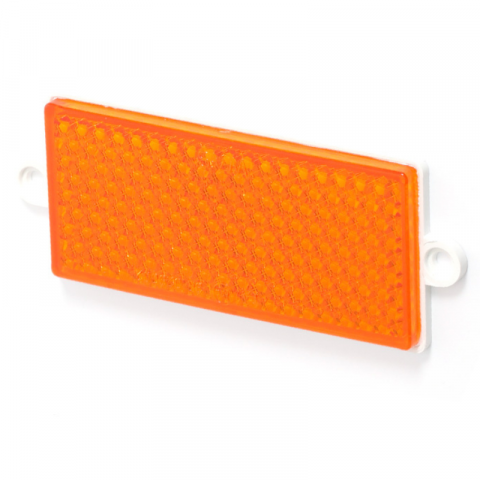 Dispozitive Avertizare - Catadioptru, Reflectorizant alb, galben, rosu, 9.8 x 4.2cm