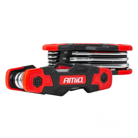 Chei torx pliabile CRV, set 8 piese, dimensiuni t9-t40, compact [2]