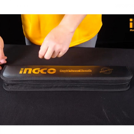 Cheie cruce pentru roti cu parghie, 17mm, 19mm, 21mm, 23mm - INGCO  HRCW40231 [3]