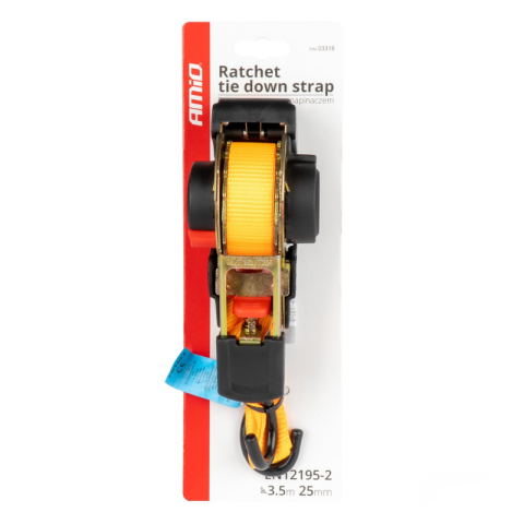 Chinga Automata Fixare Marfa cu Clichet S-Type, 640/320 kg, 25mm x 3.5m [6]