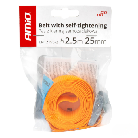 Chinga Fixare cu Catarama Auto-Strangatoare, 2.5m x 25mm [4]