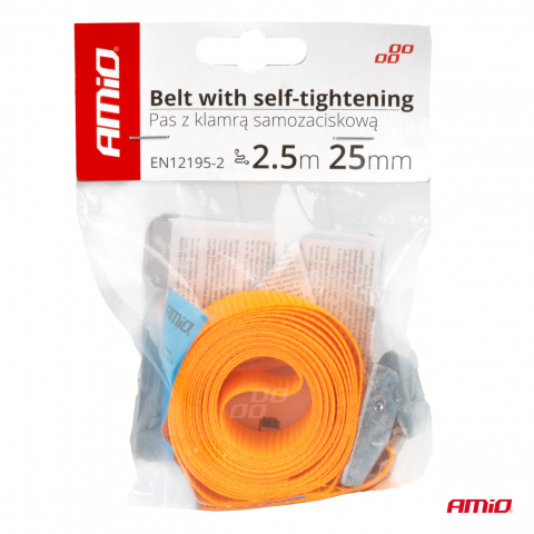 Chinga Fixare cu Catarama Auto-Strangatoare, 2.5m x 25mm [4]