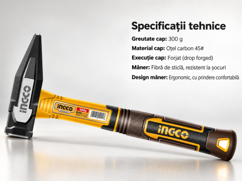 Ciocan cu Maner Fibra Sticla 300g [2]