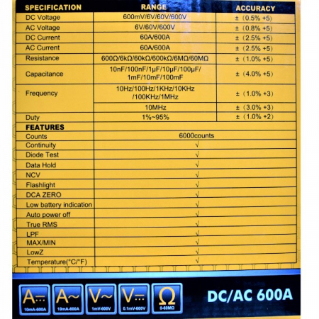 Clampmetru tip cleste, ecran digital [2]
