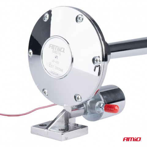 Claxon Fanfara Cromat, 640mm, 12V/24V - Semnal Acustic Auto [1]