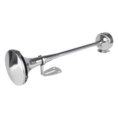 Claxon Fanfara Cromat, 64cm, 12/24V - Semnal Acustic Auto