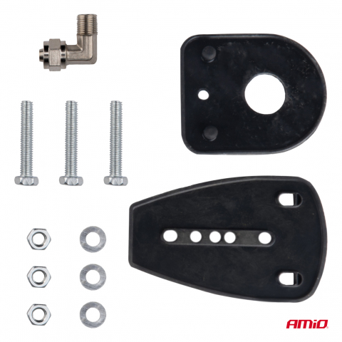 Claxon Fanfara Cromat High Tone, 520mm, 12V/24V - Semnal Acustic Auto [4]