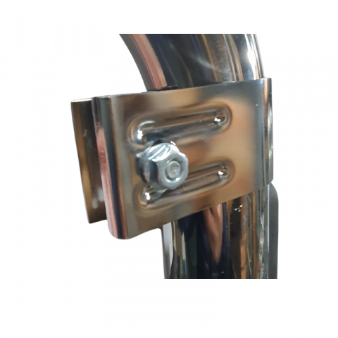Clema, colier din inox pentru fixare proiectoare pe bullbare camion, 60mm [6]