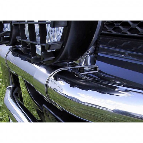 Clema, colier din inox pentru fixare proiectoare pe bullbare camion, 60mm [4]