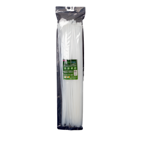 Coliere plastic, soricei, culoare alb, 3.6mm Grosime, 15, 20, 25, 30 cm [2]
