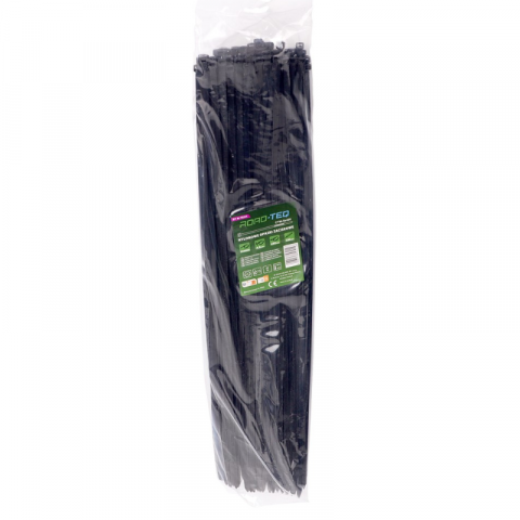 Coliere plastic, soricei negrii, 4.8mm Grosime, 20, 25, 30, 37, 40, 45, 50cm