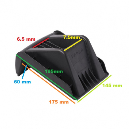 Coltar prindere palet 175mm x 60mm, negru - Truck LED N1085 [1]