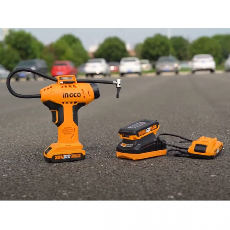 Compresor auto 20V, pe acumulator, 10bar [2]
