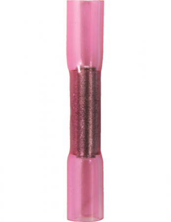 Electrice auto, camioane si remorci - Conector de cablu, termocontractabil, cu gel adeziv, rosu, fir 0.51.5 - Foerch 3702 841