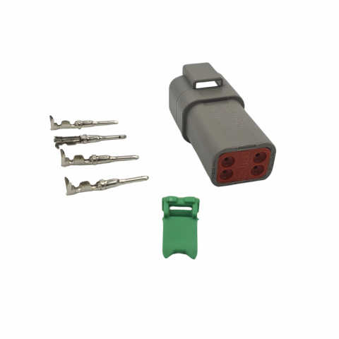 Prize, stechere si mufe auto - Conector, Mufa Deutsch DT tata sau mama cu 4 pini