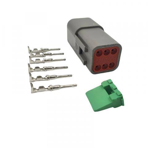 Electrice auto, camioane si remorci - Conector, Mufa Deutsch DT tata sau mama cu 6 pini