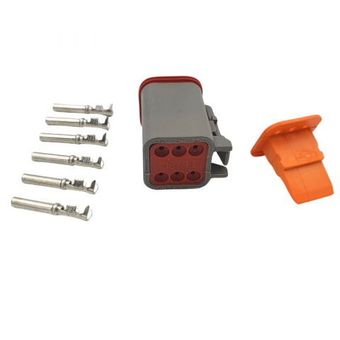 Prize, stechere si mufe auto - Conector, Mufa Deutsch DT tata sau mama cu 6 pini