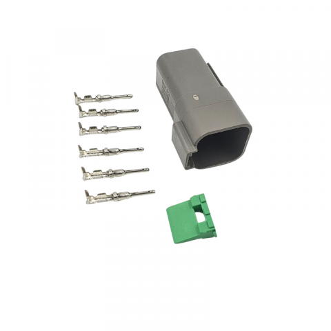 Conector, Mufa Deutsch DT tata sau mama cu 6 pini [1]