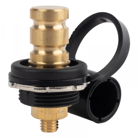 Conector Negativ (-) Baterie Auto cu Capac, M10 (3/8"), 12-48V, 250A [2]