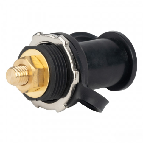 Conector Negativ (-) Baterie Auto cu Capac, M10 (3/8"), 12-48V, 250A [1]