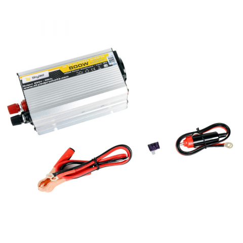 Electrice auto, camioane si remorci - Convertor Tensiune, Invertor auto 400W putere continua, sinusoidal complet, 12V - 230V, 50Hz