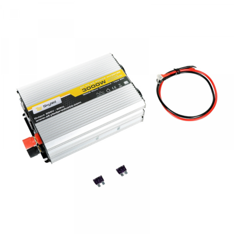 Electrice auto, camioane si remorci - Convertor, Invertor auto, USB, 3000W (putere instantanee), 1500W putere continua, unda sinusoidala modificata, 24V - 230V, 50Hz