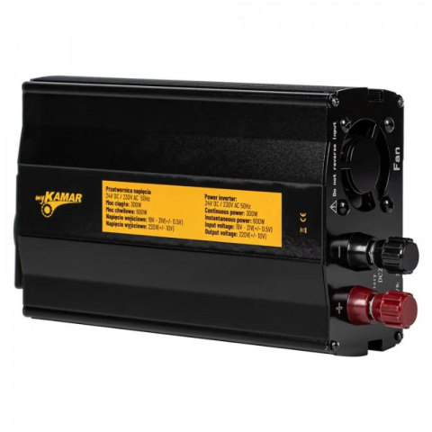 Convertor Tensiune, Invertor auto 300W putere continuă, sinusoidal complet, 24V - 230V, 50Hz [4]