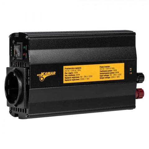 Convertor Tensiune, Invertor auto 300W putere continuă, sinusoidal complet, 24V - 230V, 50Hz [5]