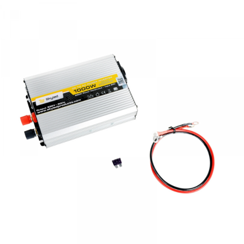 Electrice auto, camioane si remorci - Convertor tensiune, Invertor auto, USB, 500W putere continua, sinusoidal complet, 24V - 230V, 50Hz
