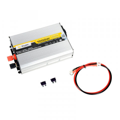 Electrice auto, camioane si remorci - Convertor Tensiune, Invertor auto, USB, 500W putere continua, sinusoidal complet pur, 12V - 230V, 50Hz