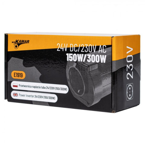 Convertor Tensiune Tip Tub, Invertor 24V DC la 230V AC, Putere 150W-300W, Priza Schuko, 2 Porturi USB 2.4A [6]
