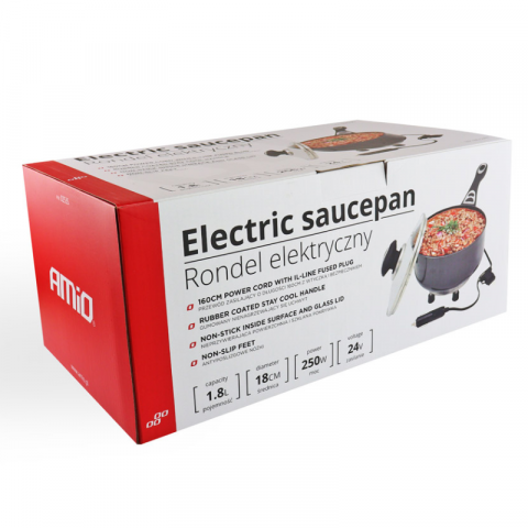 Cratita Electrica Auto 24V, 250W, 18x8cm - Vas Gatit Camion [4]