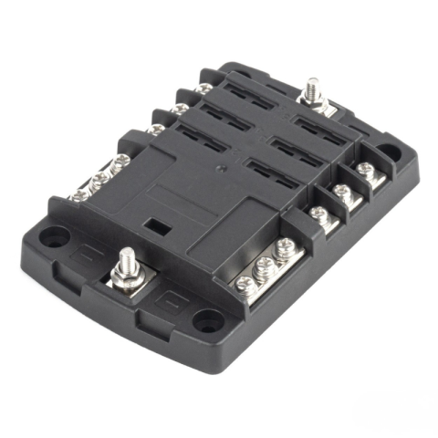 Panou sigurante auto 6 cai, distribuitor alimentare pozitiv negativ, universal 12V/24V [2]