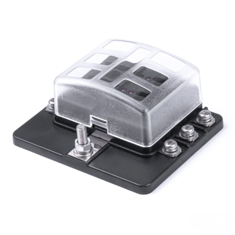 Panou sigurante auto 6 cai, set 12 sigurante, indicator LED, universal [1]