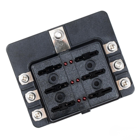 Panou sigurante auto 6 cai, set 12 sigurante, indicator LED, universal [5]