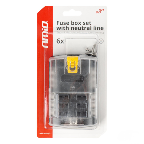 Panou sigurante auto 6 cai, distribuitor alimentare pozitiv negativ, universal 12V/24V [5]