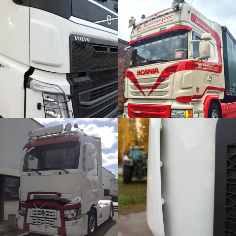 Deflectoare Aer de Colt Antinoroi pentru VOLVO FH4, SCANIA R, RENAULT T [5]