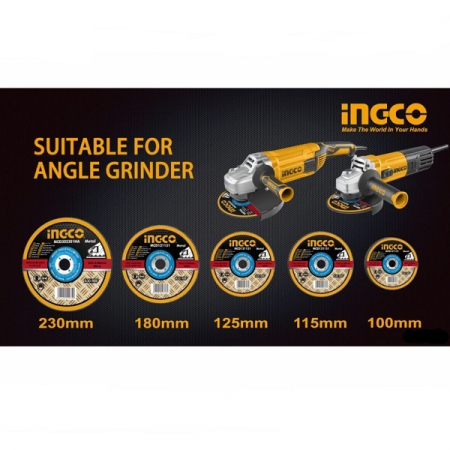 Disc abraziv, panza debitare metal 355mm - INGCO  MCD303551 [3]