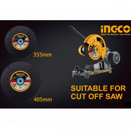 Disc abraziv, panza debitare metal 405mm - INGCO  MCD304051