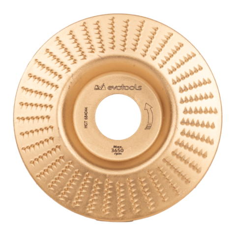 Disc conic pentru degrosare lemn, diametru 10 cm, pentru sculptare si modelare
