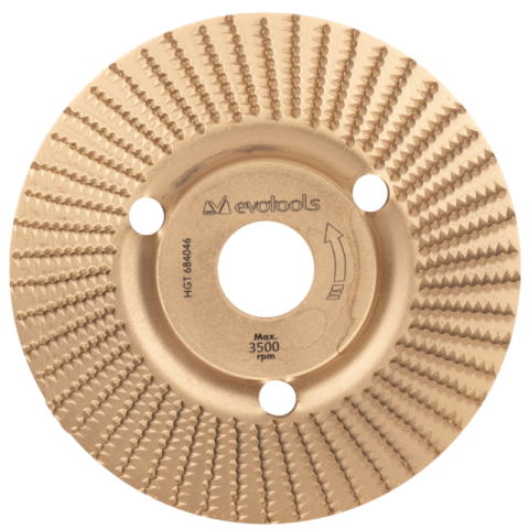 Disc conic pentru degrosare lemn, diametru 12.5 cm, pentru sculptare si modelare