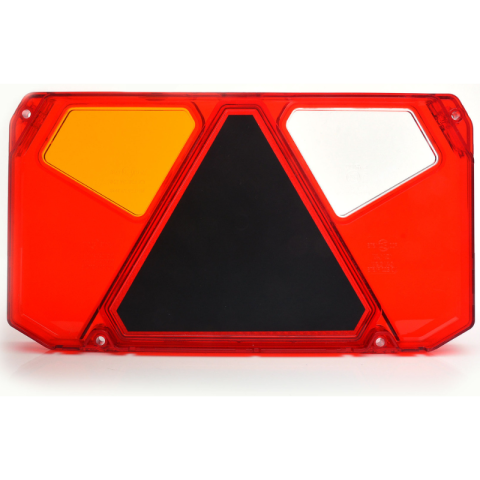 Dispersor lampa spate remorca, reflector rosu/galben/alb compatibil lampa 916 [1]