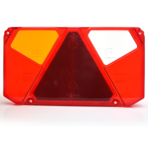 Noutati - Dispersor lampa spate W125DL 931, cu reflector triunghiular ECE, compatibil cu lampa 915