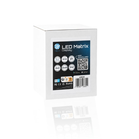 Display LED Matrix Flexibil Programabil 10.2 x 34.8 cm, USB 5V, IP65, Control aplicatie Android/iOS si Telecomanda [1]