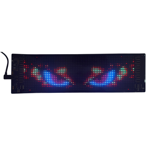 Display LED Matrix Flexibil Programabil 10.2 x 34.8 cm, USB 5V, IP65, Control aplicatie Android/iOS si Telecomanda [3]