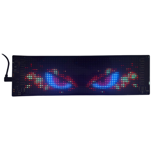 Display LED Matrix Flexibil Programabil 10.2 x 34.8 cm, USB 5V, IP65, Control aplicatie Android/iOS si Telecomanda [2]